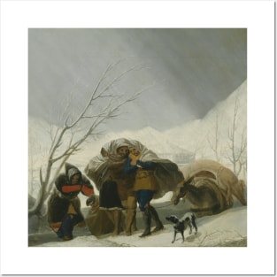 Winter Scene by Francisco Goya Posters and Art